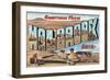 Greetings from Holbrook, Arizona-null-Framed Art Print