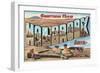 Greetings from Holbrook, Arizona-null-Framed Art Print