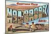 Greetings from Holbrook, Arizona-null-Mounted Art Print