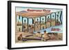 Greetings from Holbrook, Arizona-null-Framed Art Print