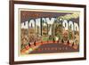 Greetings from Hollywood, California-null-Framed Premium Giclee Print