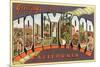 Greetings from Hollywood, California-null-Mounted Premium Giclee Print