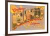 Greetings from Hollywood, California-null-Framed Premium Giclee Print