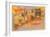 Greetings from Hollywood, California-null-Framed Art Print