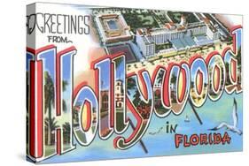 Greetings from Hollywood, Florida-null-Stretched Canvas