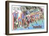 Greetings from Hollywood in Florida-null-Framed Giclee Print