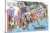 Greetings from Hollywood in Florida-null-Stretched Canvas