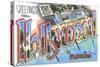 Greetings from Hollywood in Florida-null-Stretched Canvas