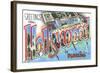 Greetings from Hollywood in Florida-null-Framed Giclee Print