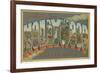 Greetings from Hollywood-null-Framed Art Print