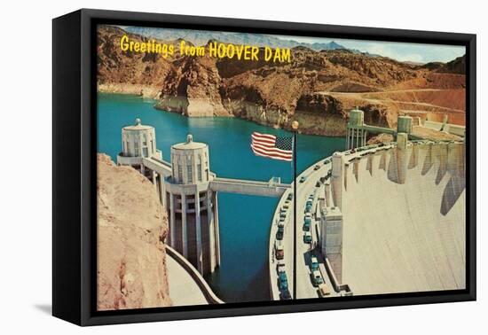 Greetings from Hoover Dam, Nevada-null-Framed Stretched Canvas