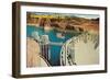 Greetings from Hoover Dam, Nevada-null-Framed Art Print