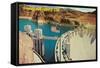 Greetings from Hoover Dam, Nevada-null-Framed Stretched Canvas