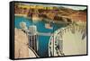 Greetings from Hoover Dam, Nevada-null-Framed Stretched Canvas