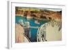 Greetings from Hoover Dam, Nevada-null-Framed Art Print