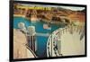 Greetings from Hoover Dam, Nevada-null-Framed Art Print