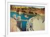 Greetings from Hoover Dam, Nevada-null-Framed Premium Giclee Print