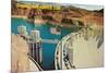 Greetings from Hoover Dam, Nevada-null-Mounted Premium Giclee Print