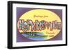 Greetings from Hopkinsville, Kentucky-null-Framed Art Print