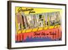 Greetings from Houston, First City in Texas-null-Framed Giclee Print