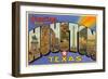 Greetings from Houston, Texas-null-Framed Art Print