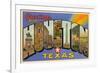 Greetings from Houston, Texas-null-Framed Art Print