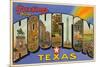 Greetings from Houston, Texas-null-Mounted Art Print