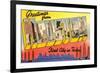 Greetings from Houston, Texas-null-Framed Premium Giclee Print