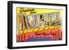 Greetings from Houston, Texas-null-Framed Art Print