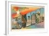 Greetings from Houston, Texas-null-Framed Art Print