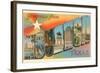 Greetings from Houston, Texas-null-Framed Art Print