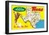 Greetings from Houston, Texas-null-Framed Art Print