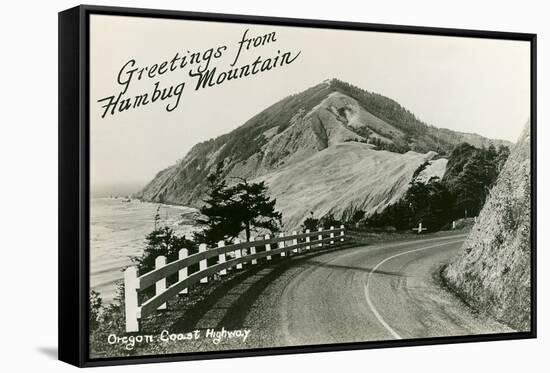 Greetings from Humbug Mountain, Oregon-null-Framed Stretched Canvas