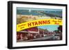 Greetings from Hyannis, Cape Cod-null-Framed Art Print