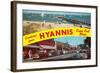 Greetings from Hyannis, Cape Cod-null-Framed Art Print