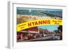 Greetings from Hyannis, Cape Cod-null-Framed Premium Giclee Print