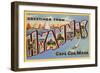 Greetings from Hyannis, Mass.-null-Framed Art Print