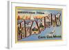 Greetings from Hyannis, Mass.-null-Framed Art Print