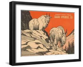 Greetings from Idaho Springs, Colorado-null-Framed Art Print