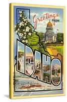 Greetings from Idaho-null-Stretched Canvas