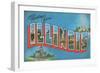 Greetings from Illinois-null-Framed Art Print