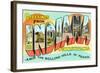 Greetings from Indiana, Pennsylvania-null-Framed Art Print