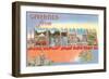 Greetings from Indiana-null-Framed Art Print