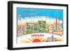 Greetings from Indianapolis, Indiana-null-Framed Art Print