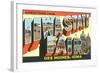 Greetings from Iowa State Fair, Des Moines-null-Framed Art Print