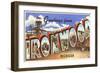 Greetings from Ironwood, Michigan-null-Framed Art Print