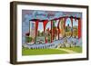 Greetings from Jackson, Mississippi-null-Framed Art Print