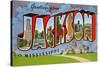 Greetings from Jackson, Mississippi-null-Stretched Canvas
