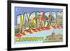 Greetings from Jackson, Mississippi-null-Framed Art Print