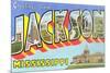 Greetings from Jackson, Mississippi-null-Mounted Art Print